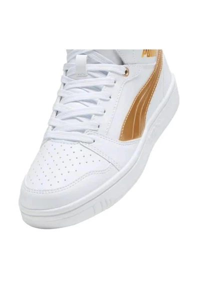 Puma Rebound v6 Metallic Dream 397474 01 Kadın Sneaker Ayakkabı Beyaz Altın 36-40 - 6