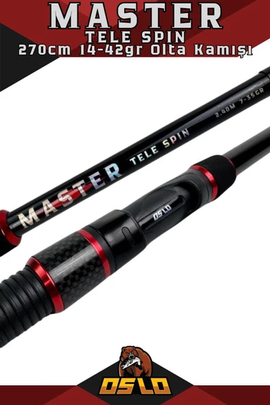 Oslo Master 270cm 14-42 gr Tele Spin Olta Kamışı - Resim 3