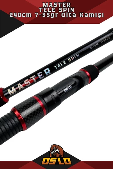 Oslo Master 240cm 7-35 gr Tele Spin Olta Kamışı - 3