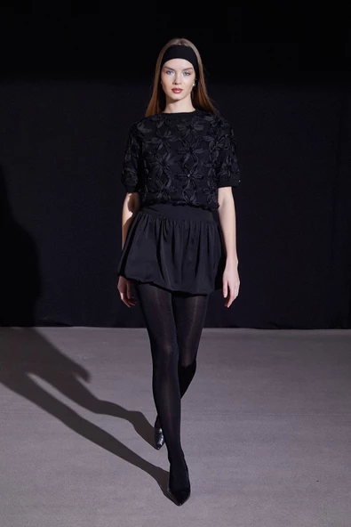 Mini Balon Etek Siyah - Resim 3