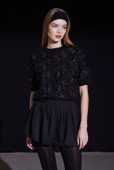 Mini Balon Etek Siyah ürün görseli