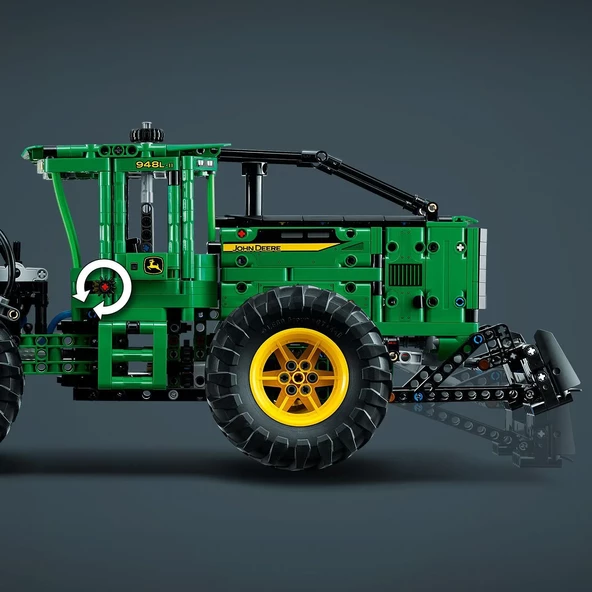 LEGO  Technic John Deere 948L-II Orman Makinesi 42157 - Ağır Vasıtaları Seven 11 Yaş ve Üzeri Çocuklar İçin  Yaratıcı Oyuncak Yapım Seti (1.492 Parça) - Resim 5
