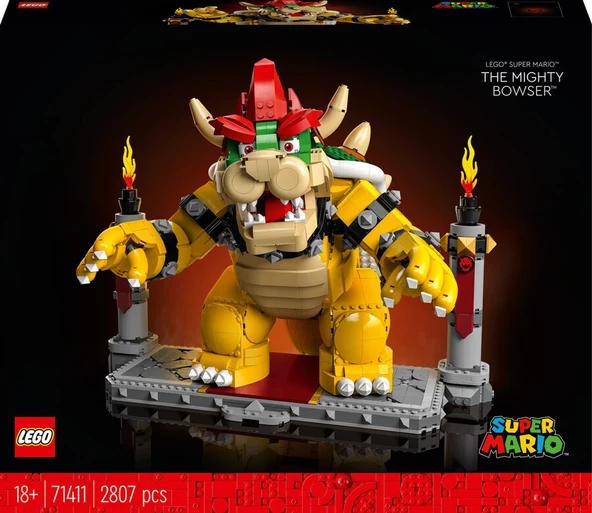 LEGO Super Mario Mighty Bowser  71411 - Yetişkin Hayranlar için Koleksiyonluk Yapım Seti (2807 Parça)