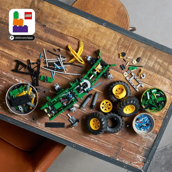 LEGO  Technic John Deere 948L-II Orman Makinesi 42157 - Ağır Vasıtaları Seven 11 Yaş ve Üzeri Çocuklar İçin  Yaratıcı Oyuncak Yapım Seti (1.492 Parça) - Resim 7
