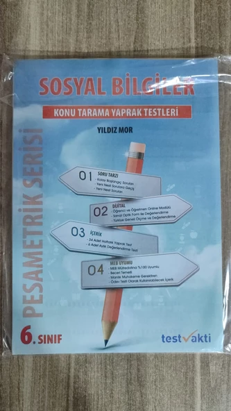 PESAMETRİK SERİSİ 6. SINIF MATEMATİK KONU TARAMA TESTLERİ
