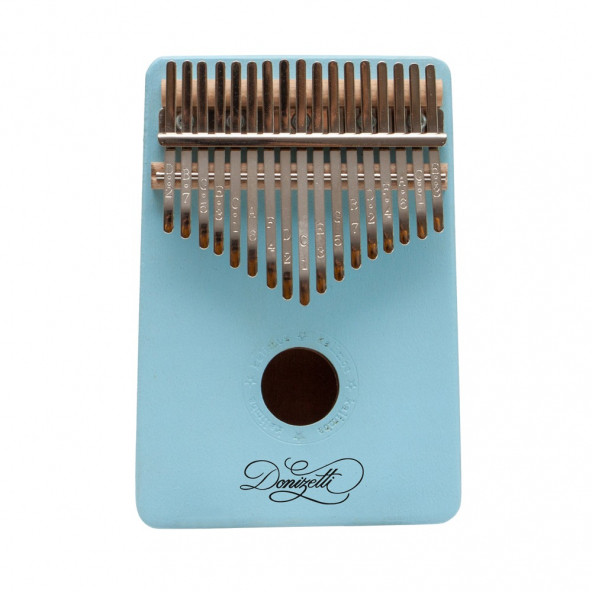 Kalimba Full Set -Hediye Paketi - Stand- Sarkı Notalar Bebek Mavisi - 2