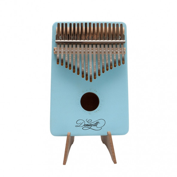 Kalimba Full Set -Hediye Paketi - Stand- Sarkı Notalar Bebek Mavisi - 4