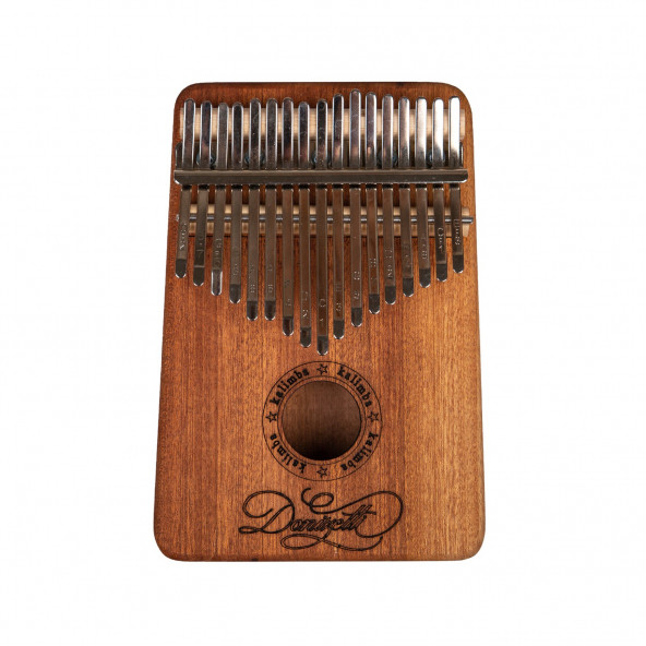 Kalimba Full Set -Hediye Paketi - Stand- Sarkı Notalar Maun - 2