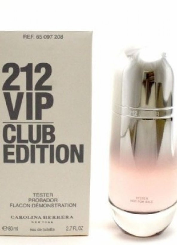Carolina Herrera 212 Vip Club Edition Edp 80 ml Bayan Tester Parfüm