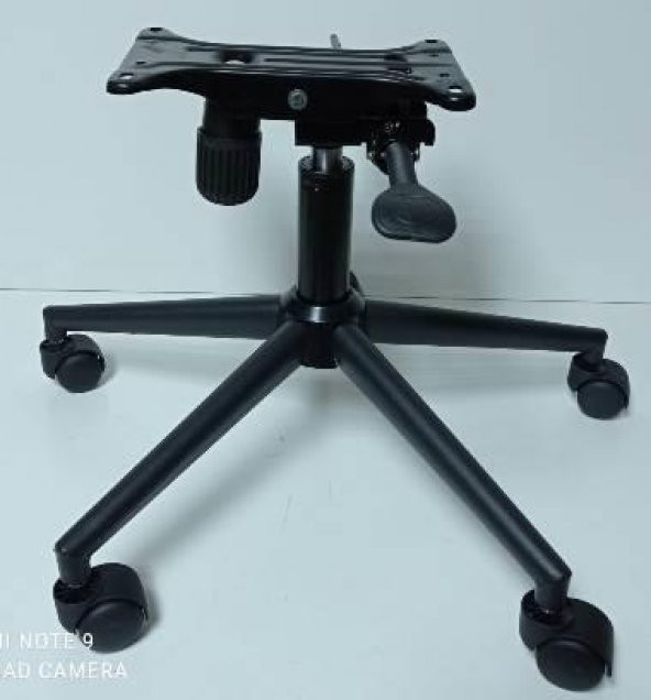 Konik Metal Ayak Çift Kollu Mekanizma Siyah Renk - Resim 4