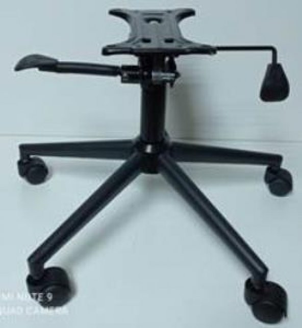 Konik Metal Ayak Çift Kollu Mekanizma Siyah Renk - Resim 5