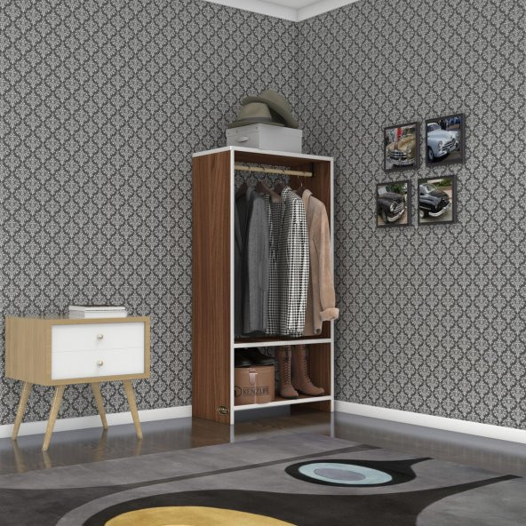 Kenzlife giysi dolabı rüknettin 120X060X30 cvz gardırop