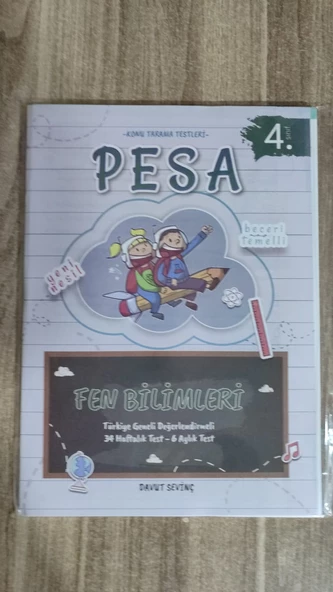 PESA 4. SINIF FEN BİLİMLERİ  KONU TARAMA TESTLERİ ürün görseli