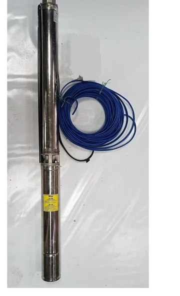 Impo Sk 415/28 10HP Krom Başlıklı  55 MT Yassı Kablolu  Dalgıç Pompa