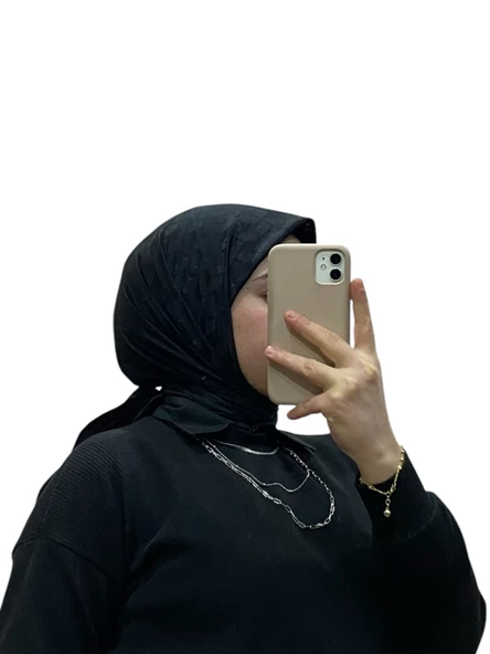 JAKARLI ÜÇGEN DESENLİ EŞARP 1062 - 3