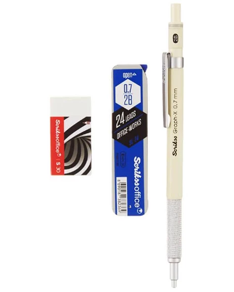 Scrikss Graph-X Beyaz 0.7 Versatil 3’lü Set - 2