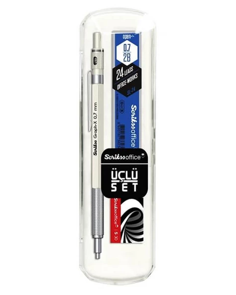Scrikss Graph-X Beyaz 0.7 Versatil 3’lü Set