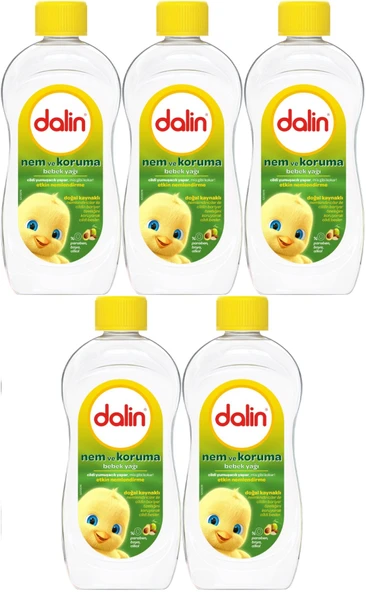 Dalin Bebek Yağı 300ML Nem ve Koruma (Avokado) (5 Li Set) - Resim 1