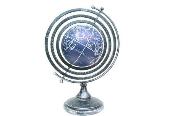 Dünya Küre Yerküre Standlı Zodiac Dekoratif Hediyelik - Resim 5