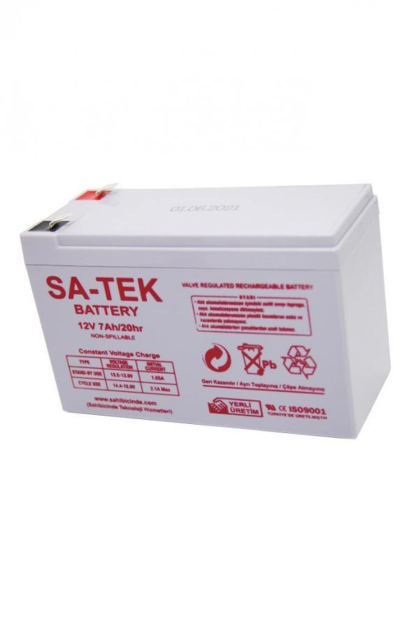 SA-TEK 12V 7 AH BAKIMSIZ UPS AKÜSÜ - 2