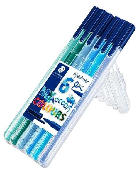 Staedtler Triplus Color Okyanus Renkleri Kalem Seti 6lı - 2