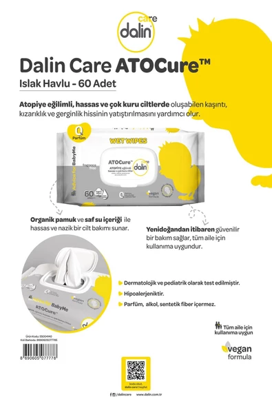 Dalin Atocure Islak Mendil 60'lı - 2