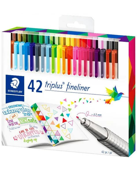 Staedtler Triplus Fineliner 42li Kalem Seti