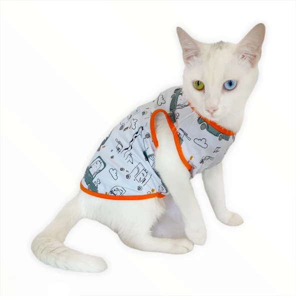 Clouds And Cars  Atlet  by Kemique  Kedi Kıyafeti Atlet