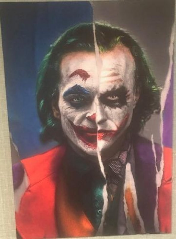 ION Kanvas Tablo Joker Duvar Dekorasyon Moda Tablo 45x65 cm