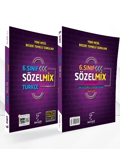 KAREKÖK YAYINLARI 6.SINIF SÖZEL MİX SORU BANKASI