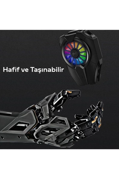 Dl06 Rgb Led Cep Telefon Soğutma Fanı Radyatör Soğutucu Fan - 4
