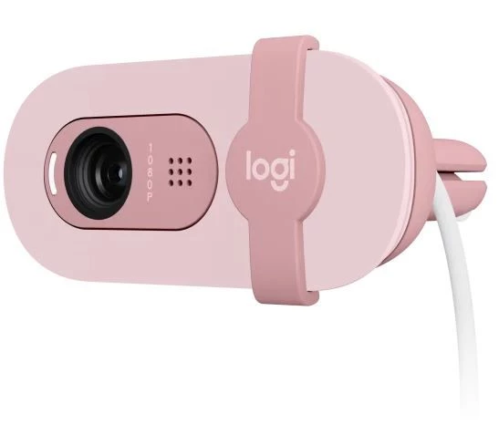 Logitech 960-001623 Brio 100 FHD Webcam,Pembe - 4