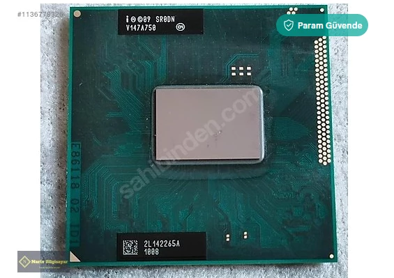 intel i3-2350M 2.NESİL laptop işlemci SR0DN SORUNSUZ