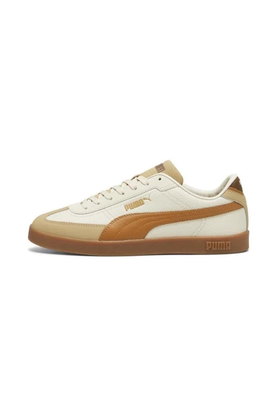 Puma Club II Era Lthr 397448 01 Erkek Sneaker Ayakkabı Bej Taba 40-45