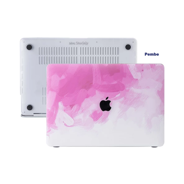 Macbook Air M1 Kılıf 13 inç Paint02 (TouchID'li M1 Air) A2337 A2179 A1932 ile Uyumlu - 4