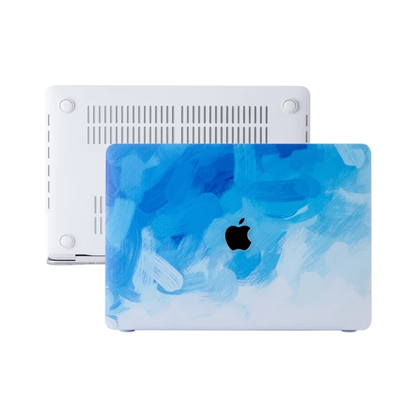 Macbook Air M1 Kılıf 13 inç Paint02 (TouchID'li M1 Air) A2337 A2179 A1932 ile Uyumlu