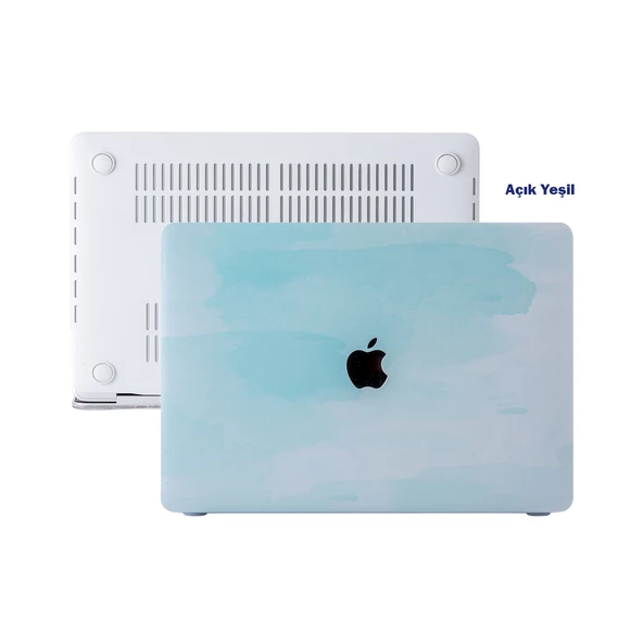 Macbook Air M1 Kılıf 13 inç Paint02 (TouchID'li M1 Air) A2337 A2179 A1932 ile Uyumlu - 5