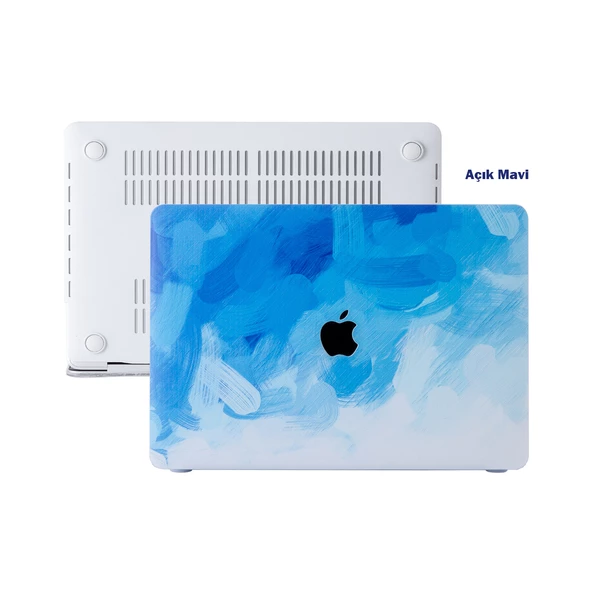 Macbook Air M1 Kılıf 13 inç Paint02 (TouchID'li M1 Air) A2337 A2179 A1932 ile Uyumlu - 3