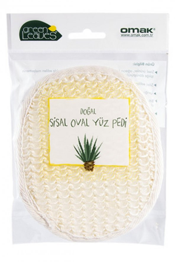 Sisal Yüz Pedi Yüz Lifi Cilt Temizleme Lifi