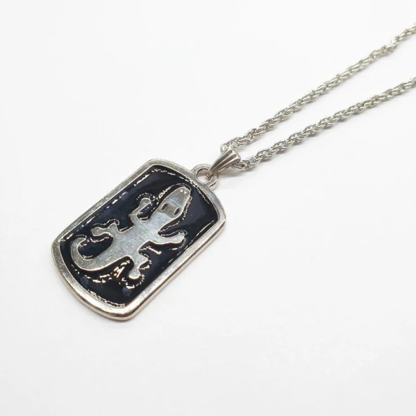 Kertenkele Model Erkek Kolye - 11