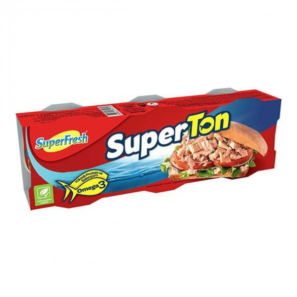 SuperFresh Superton Ton Balığı 3x75 gr