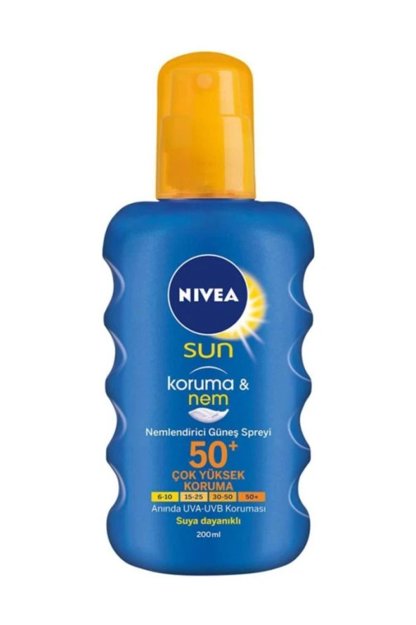 Nivea Sun Koruma & Nem Güneş Spreyi 50+GKF 200 ml