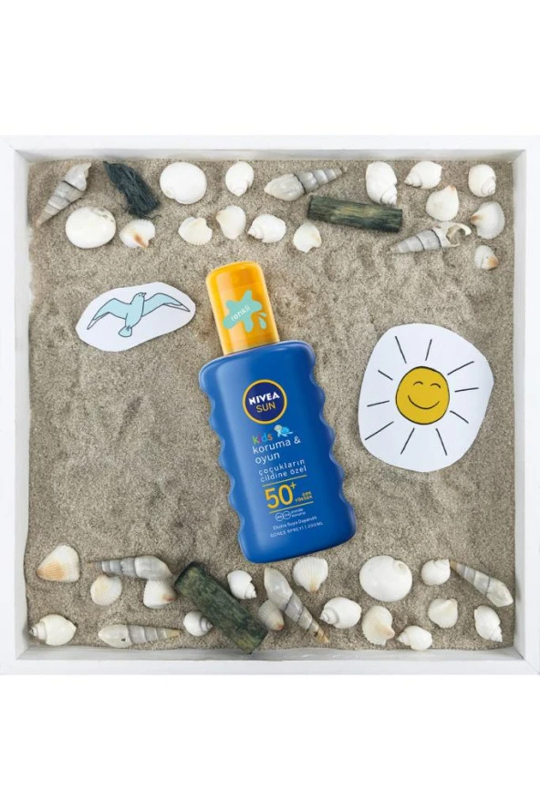 Nivea Sun Çocuk Hassas Koruma Güneş Spreyi Spf 50+ 200 ML - 3