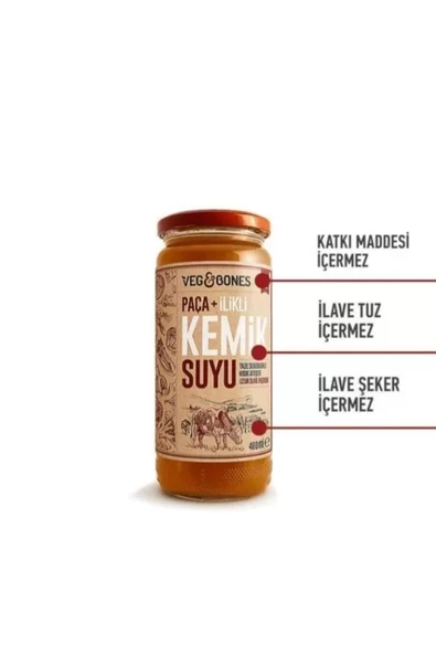 Veg&Bones Paça İlikli Kemik Suyu 480ml - 1