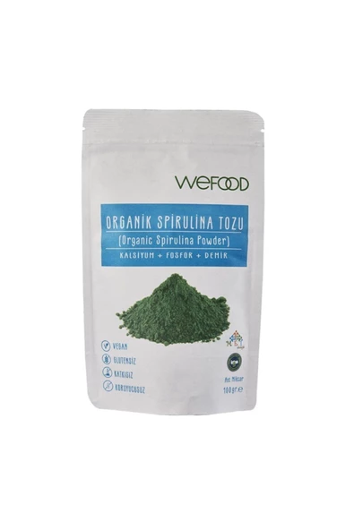 Wefood Organik Spirulina Tozu (100 Gr)