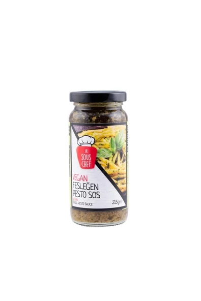 Jr.Sous Chef Jr. Sous Chef Vegan Fesleğen Pesto Sos 220 gr