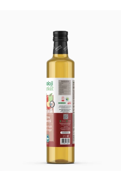 Ekoloji Market Organik Elma Sirkesi 500 ml - 2