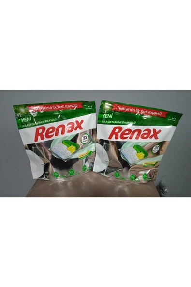RENAX Bulaşık Makine Kapsülü 33'lü X2 Adet