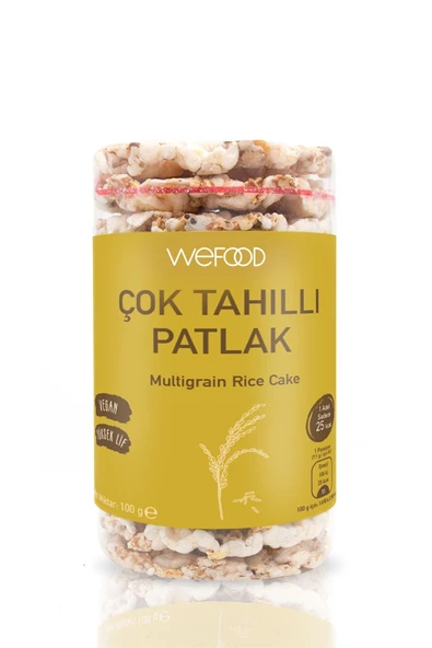 Wefood Çok Tahıllı Patlak 100 gr