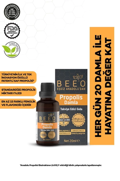 BEE'O 2 Adet 20 Ml Propolis Damla - 2